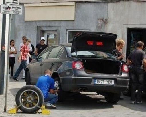 Kein Problem mit der Parkkralle