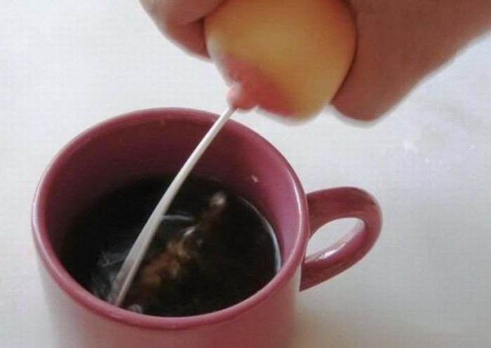 Brüste im Kühlschrank