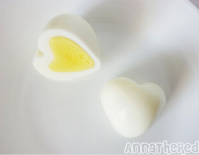 Herz-Eier selber machen