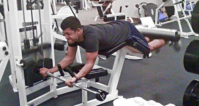 Sportsfreunde im Fitnesscenter