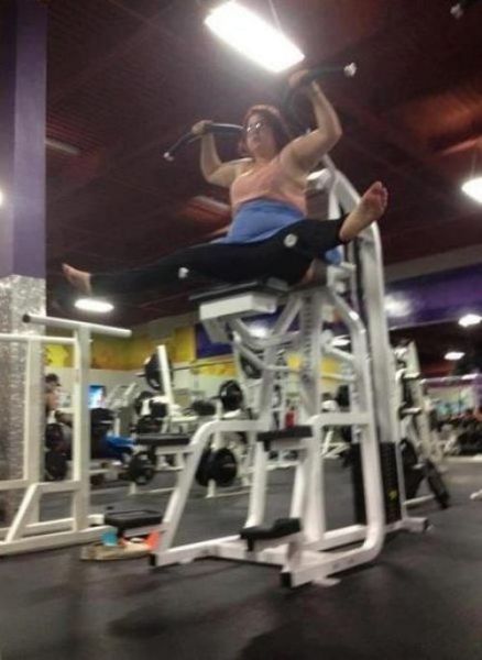 Sportsfreunde im Fitnesscenter