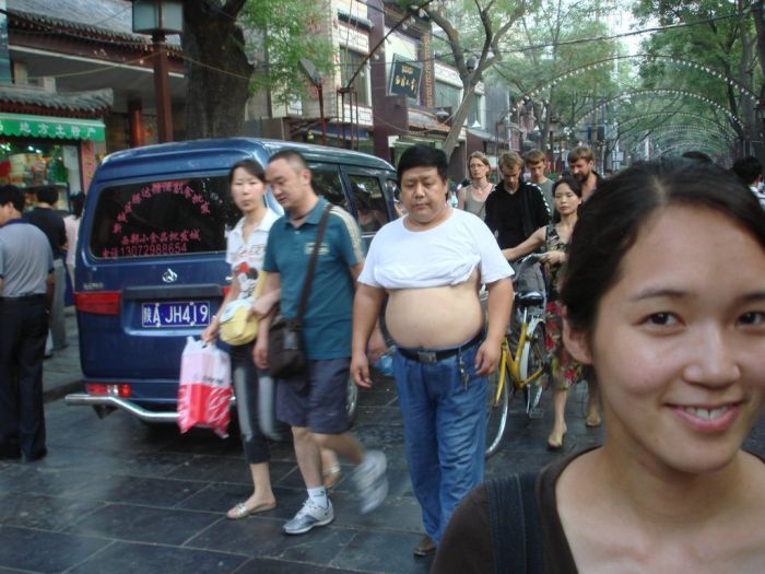 In China trägt man Bauchfrei