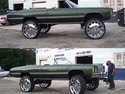 Amerikanische Fahrzeuge mit coolen Felgen
