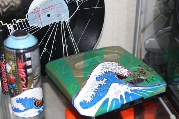 Bunte Spielekonsolen