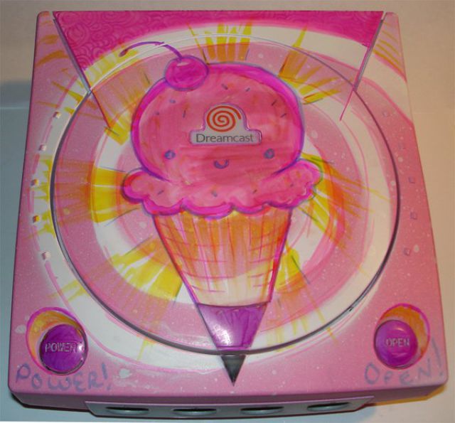 Bunte Spielekonsolen