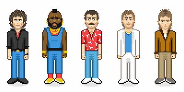 Pixel-Berühmtheiten