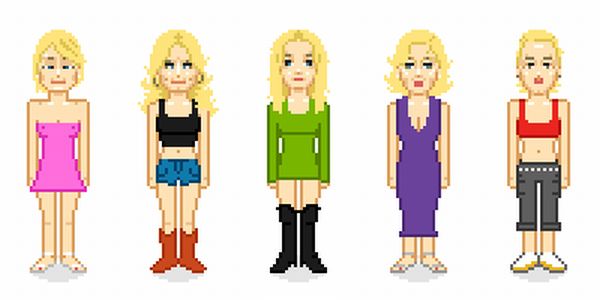 Pixel-Berühmtheiten