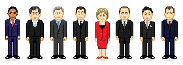 Pixel-Berühmtheiten