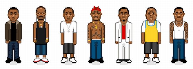 Pixel-Berühmtheiten