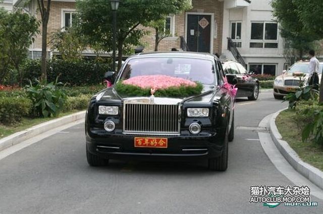 Chinesische Hochzeitskonvois