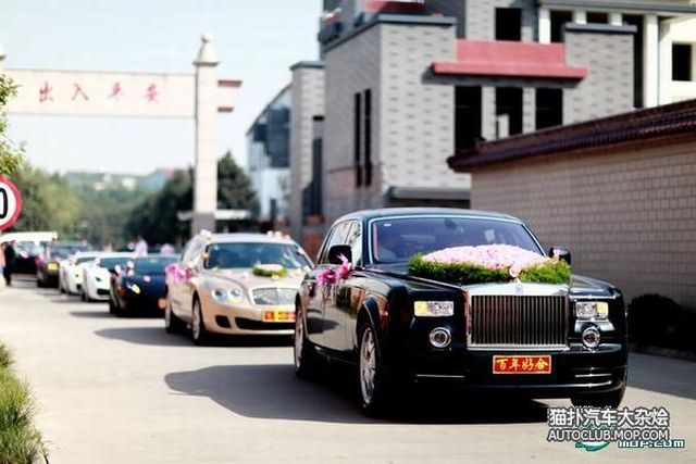 Chinesische Hochzeitskonvois