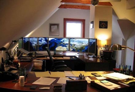 Cooler Arbeitsplatz