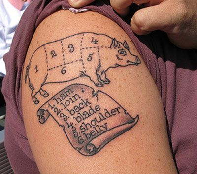 Crazy Food Tattoos