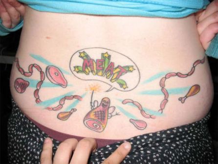 Crazy Food Tattoos