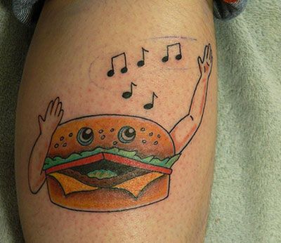Crazy Food Tattoos