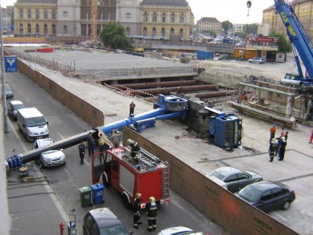 Ein sehr schlecht gewählter Parkplatz