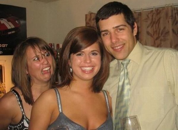 Verrückte Girls im Bild