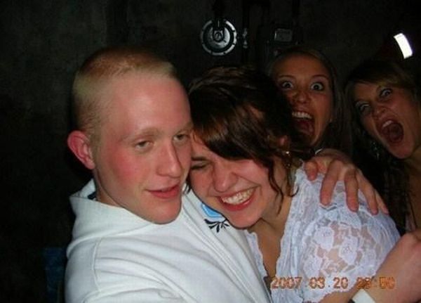 Verrückte Girls im Bild