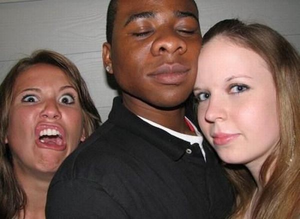 Verrückte Girls im Bild