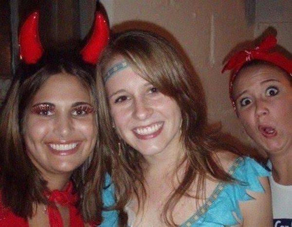 Verrückte Girls im Bild