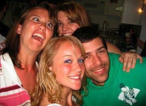 Verrückte Girls im Bild