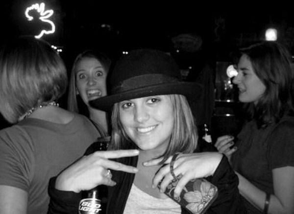 Verrückte Girls im Bild