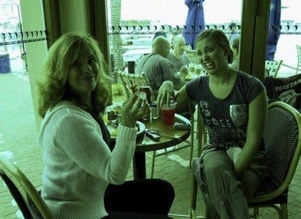 Verrückte Girls im Bild