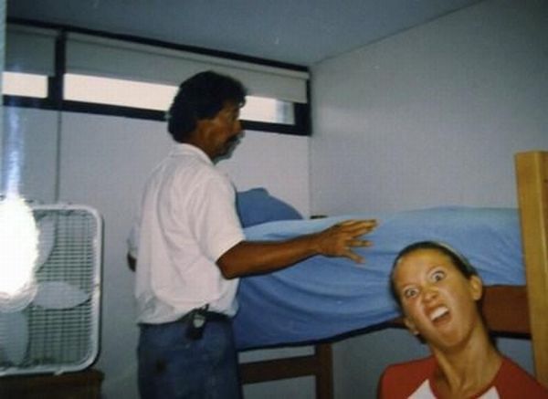 Verrückte Girls im Bild