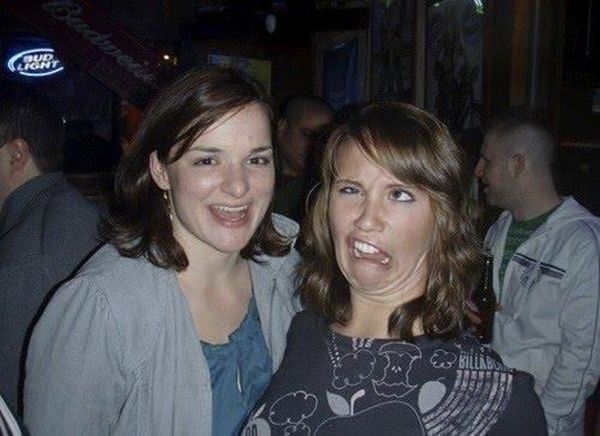 Verrückte Girls im Bild