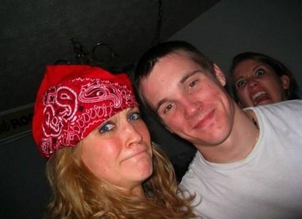 Verrückte Girls im Bild