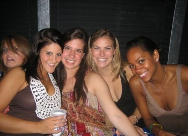 Verrückte Girls im Bild