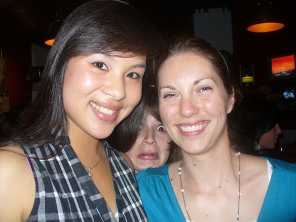 Verrückte Girls im Bild