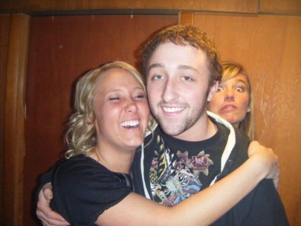 Verrückte Girls im Bild