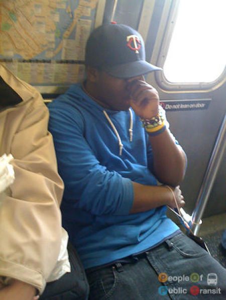 Lustige und verrückte Leute in der U-Bahn 4