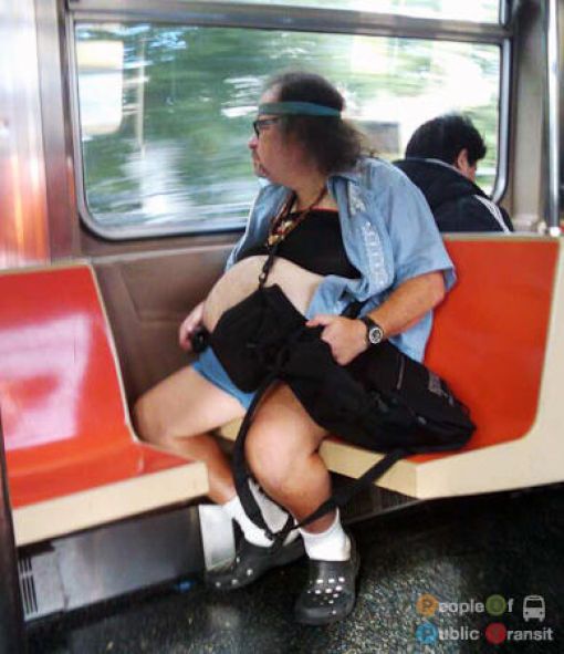 Lustige und verrückte Leute in der U-Bahn 4