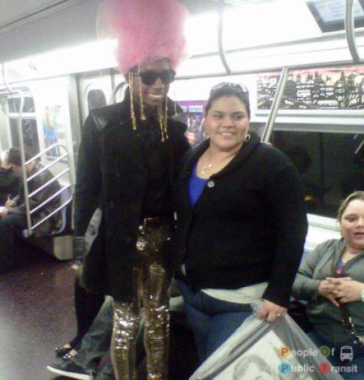 Lustige und verrückte Leute in der U-Bahn 4