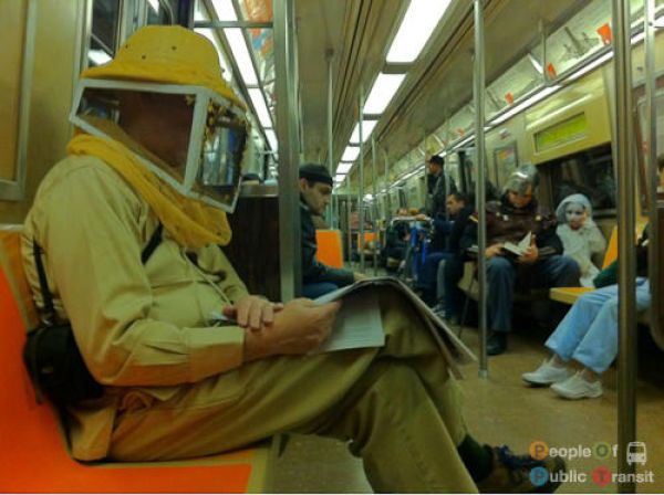 Lustige und verrückte Leute in der U-Bahn 4