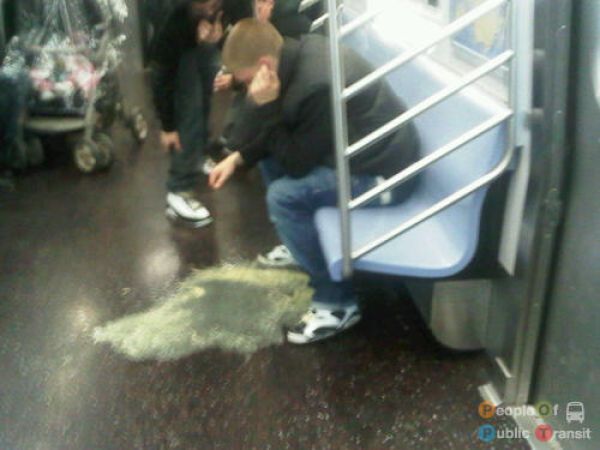 Lustige und verrückte Leute in der U-Bahn 4