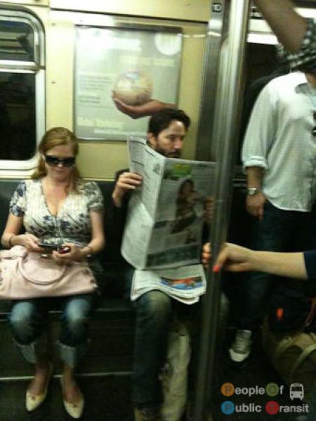 Lustige und verrückte Leute in der U-Bahn 4