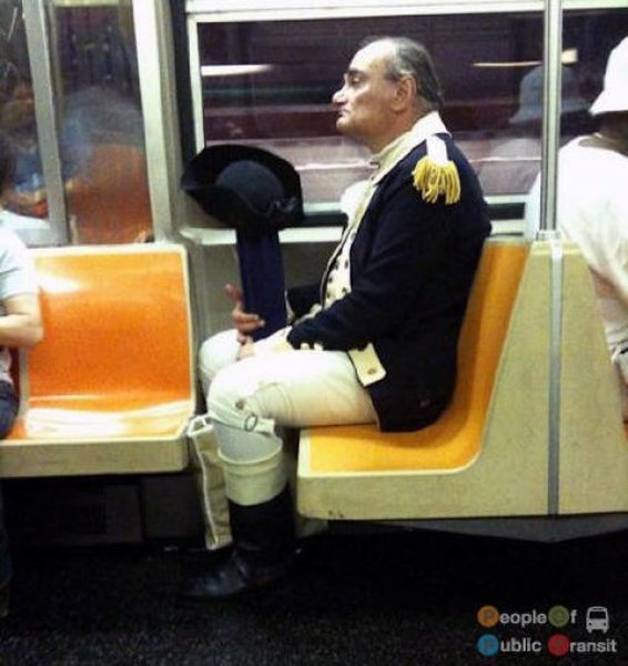 Lustige und verrückte Leute in der U-Bahn 4