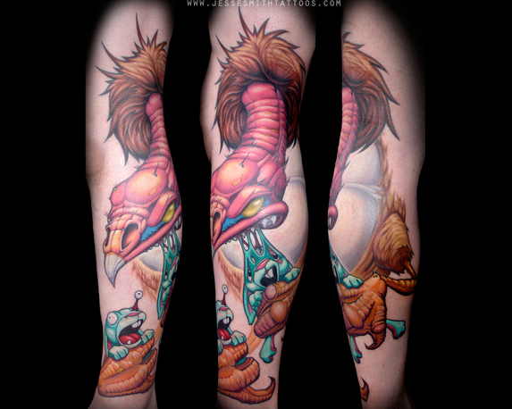 Geniale Tattoos von Jesse Smith