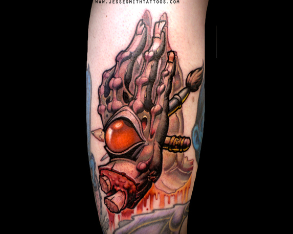 Geniale Tattoos von Jesse Smith