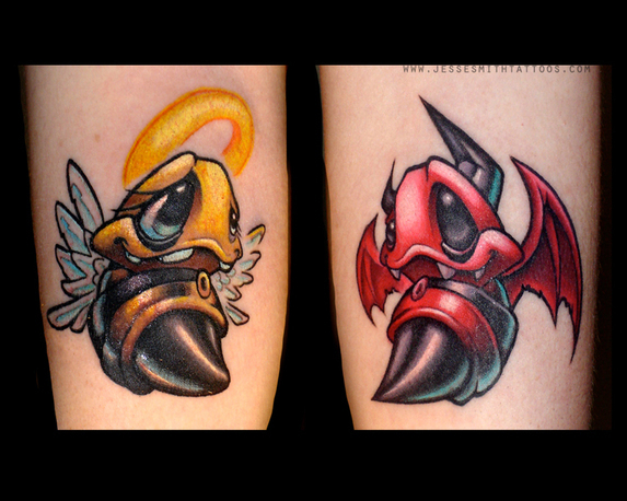 Geniale Tattoos von Jesse Smith