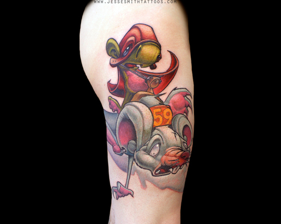 Geniale Tattoos von Jesse Smith