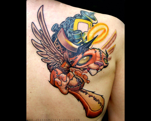 Geniale Tattoos von Jesse Smith