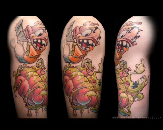 Geniale Tattoos von Jesse Smith