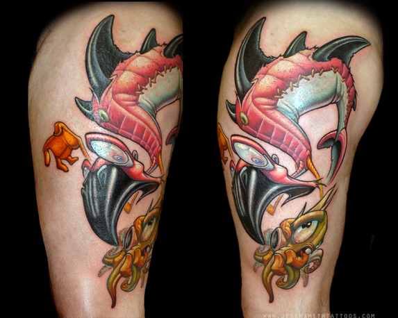 Geniale Tattoos von Jesse Smith