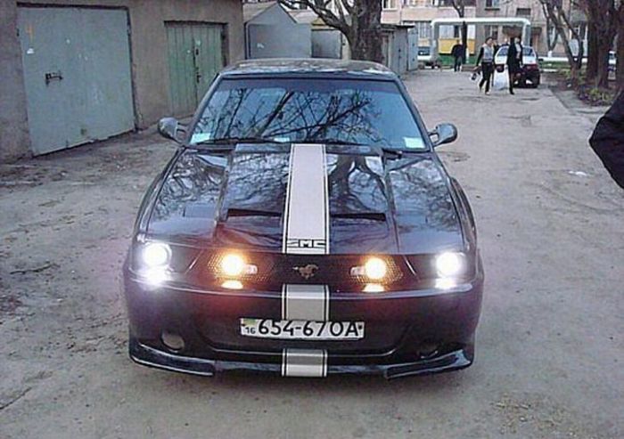 Ukrainischer Mustang der Marke Eigenbau