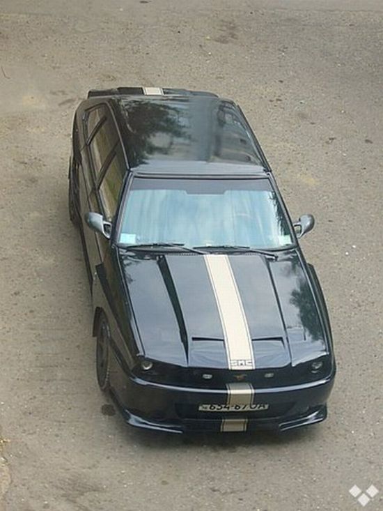 Ukrainischer Mustang der Marke Eigenbau