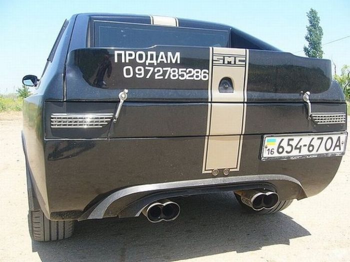 Ukrainischer Mustang der Marke Eigenbau